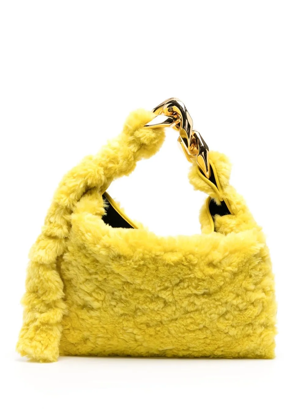 

JW Anderson textured-finish clutch bag - Yellow