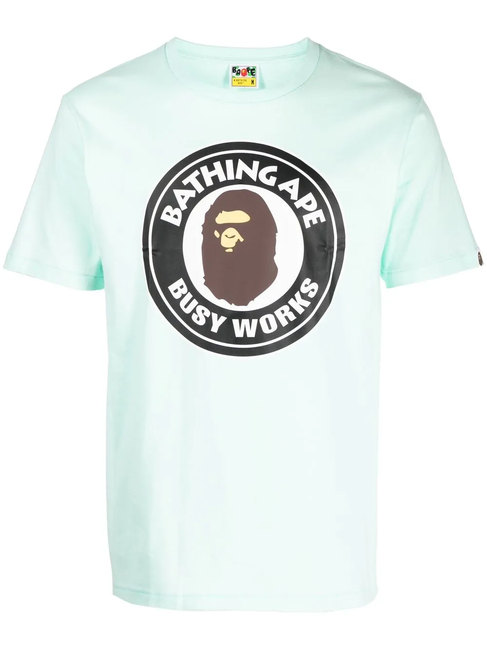 

A BATHING APE® graphic logo-print T-shirt - Green