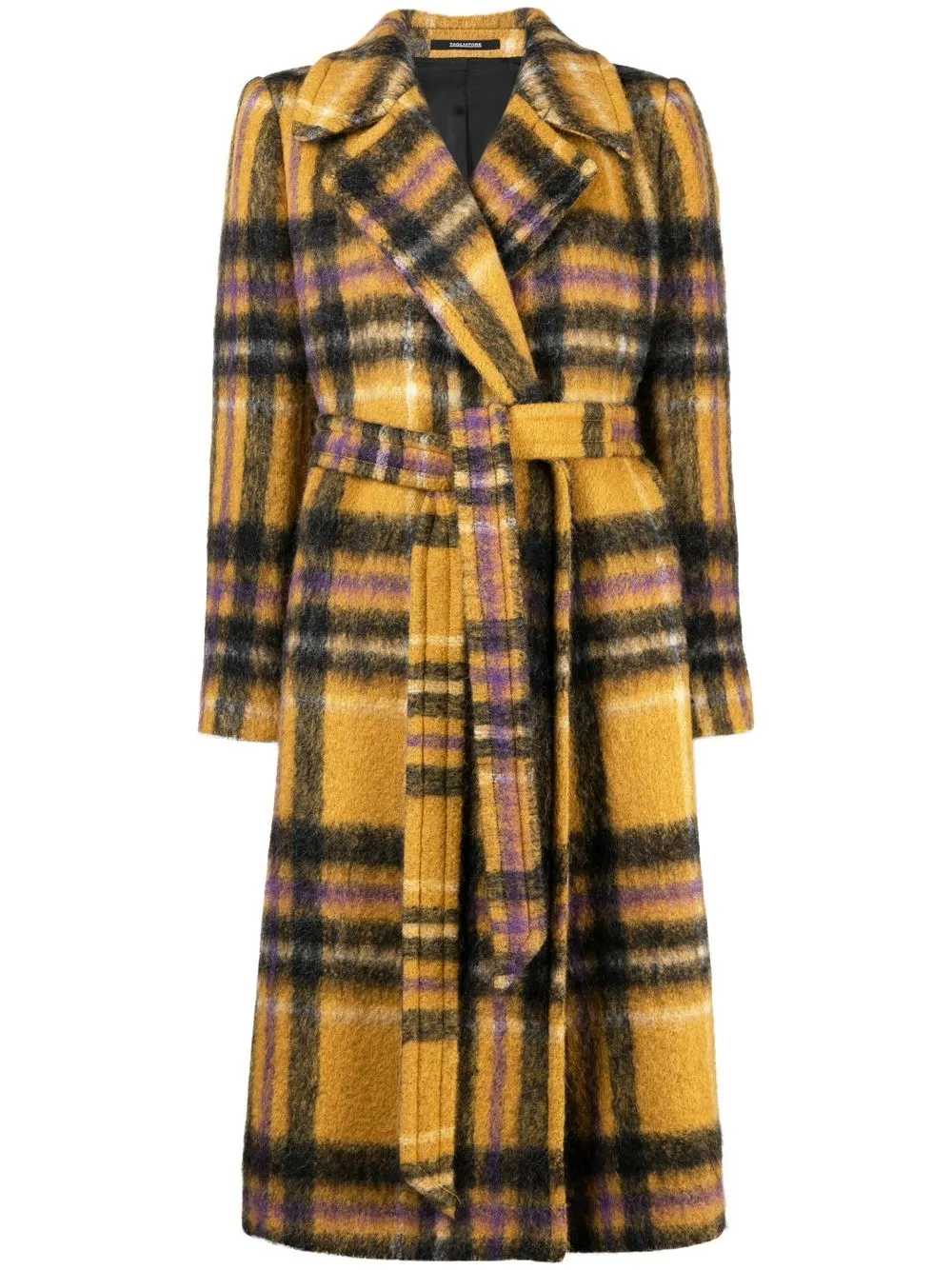 

Tagliatore Molly belted coat - Yellow