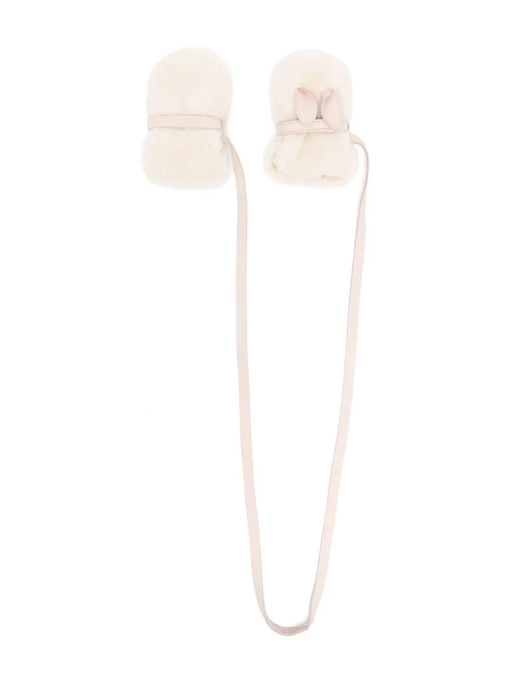 

Donsje pop-up animal ears mittens - White