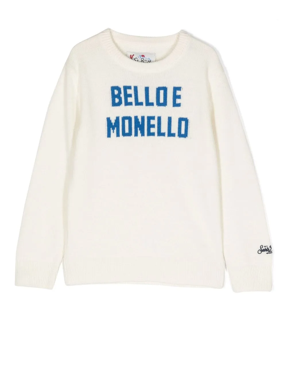 

MC2 Saint Barth Kids wool-cashmere knit jumper - White