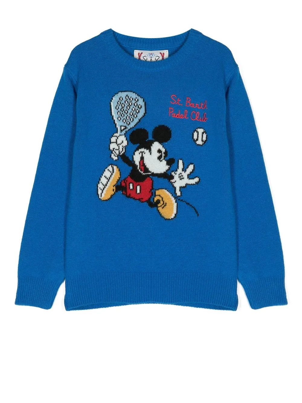 

MC2 Saint Barth Kids Mickey Mouse knit jumper - Blue