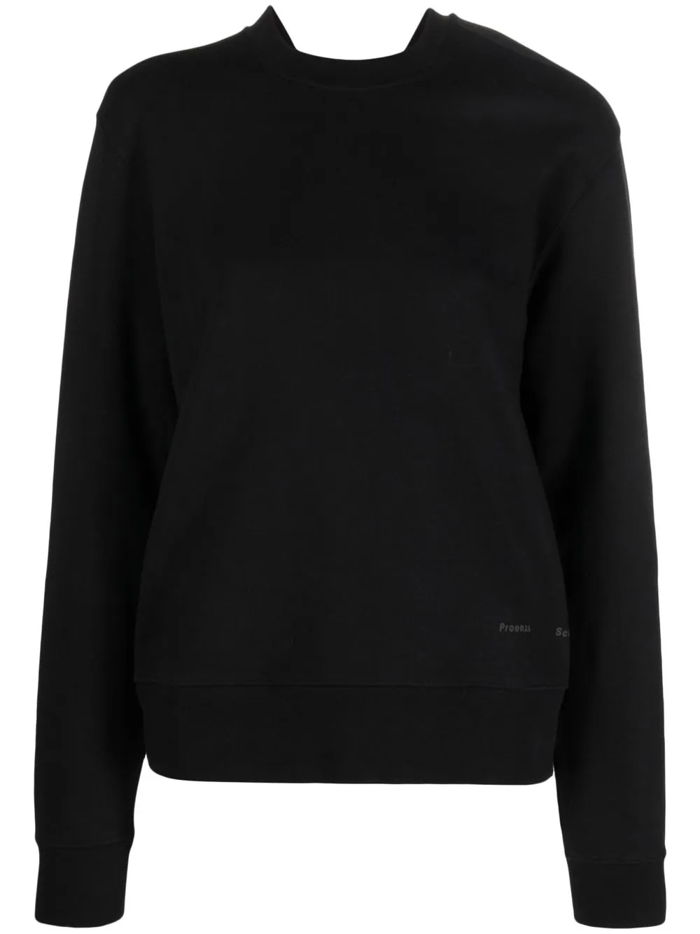 

Proenza Schouler short sleeved print T-shirt - Black