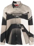 424 graphic-print shirt jacket - Neutrals