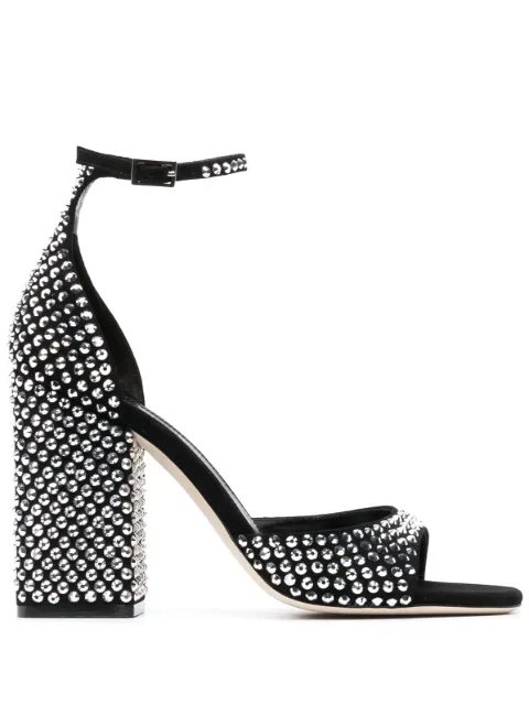 Paris Texas Holly Fiona 100mm suede sandals