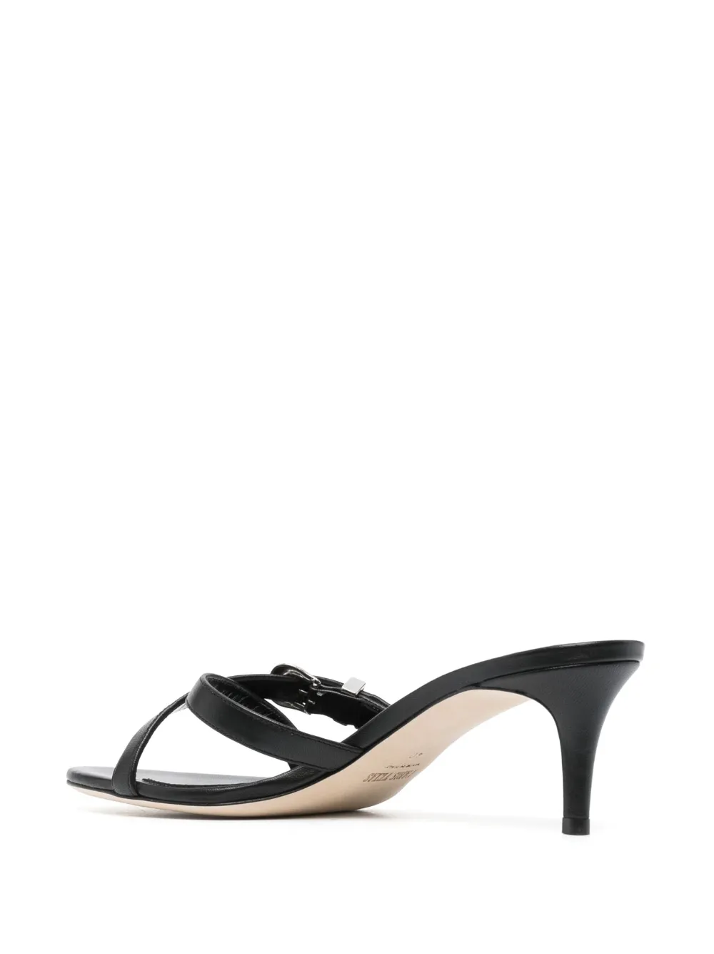 Shop Paris Texas Regina 55mm Leather Sandals In Black