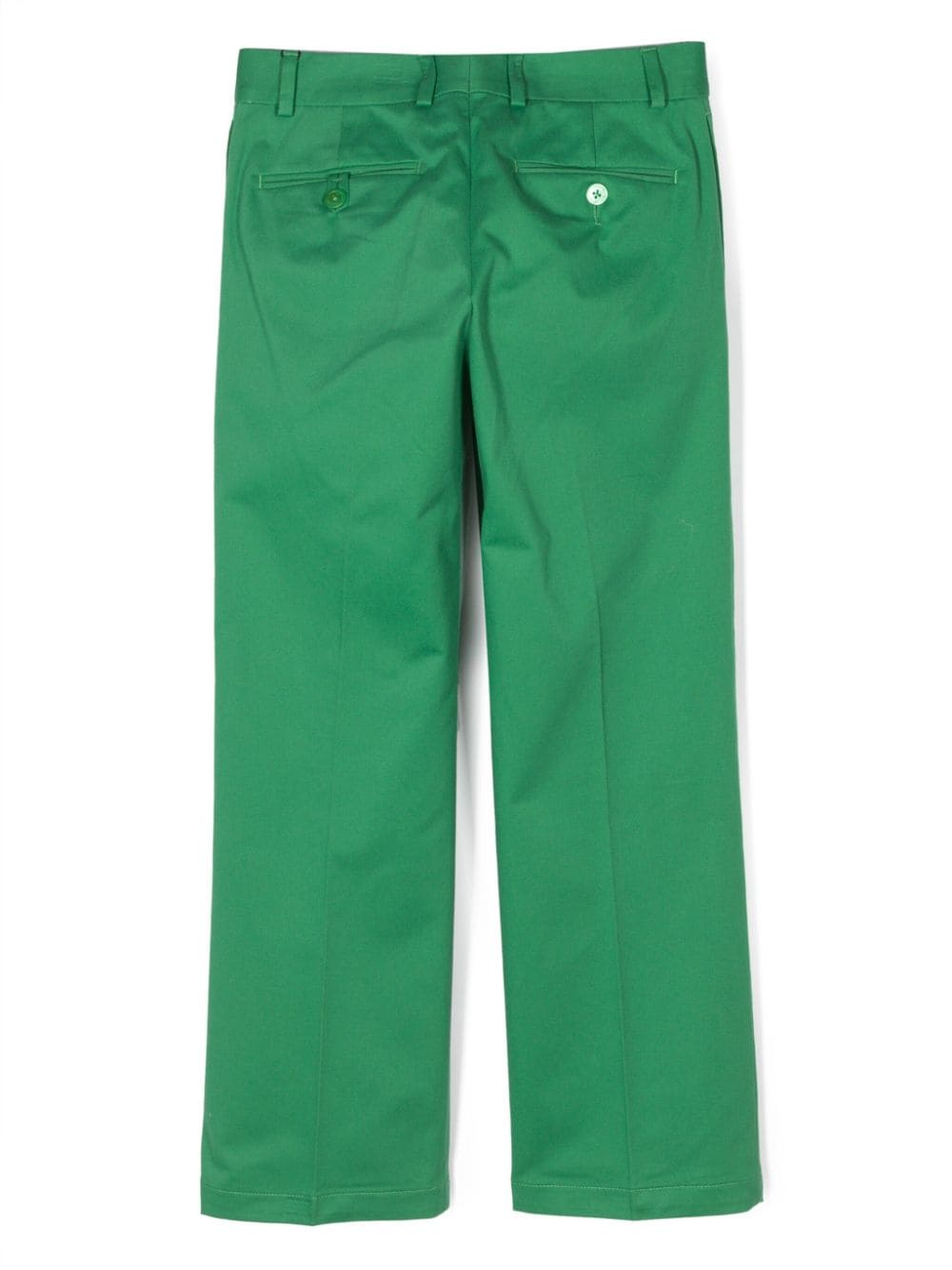 Ralph Lauren Kids straight-leg tailored trousers - Groen