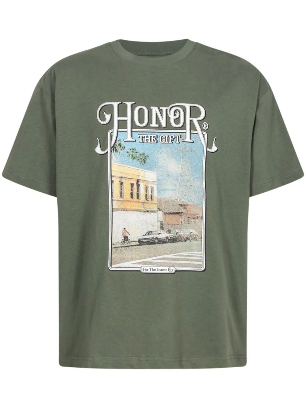 

Honor The Gift graphic-print T-shirt - Green