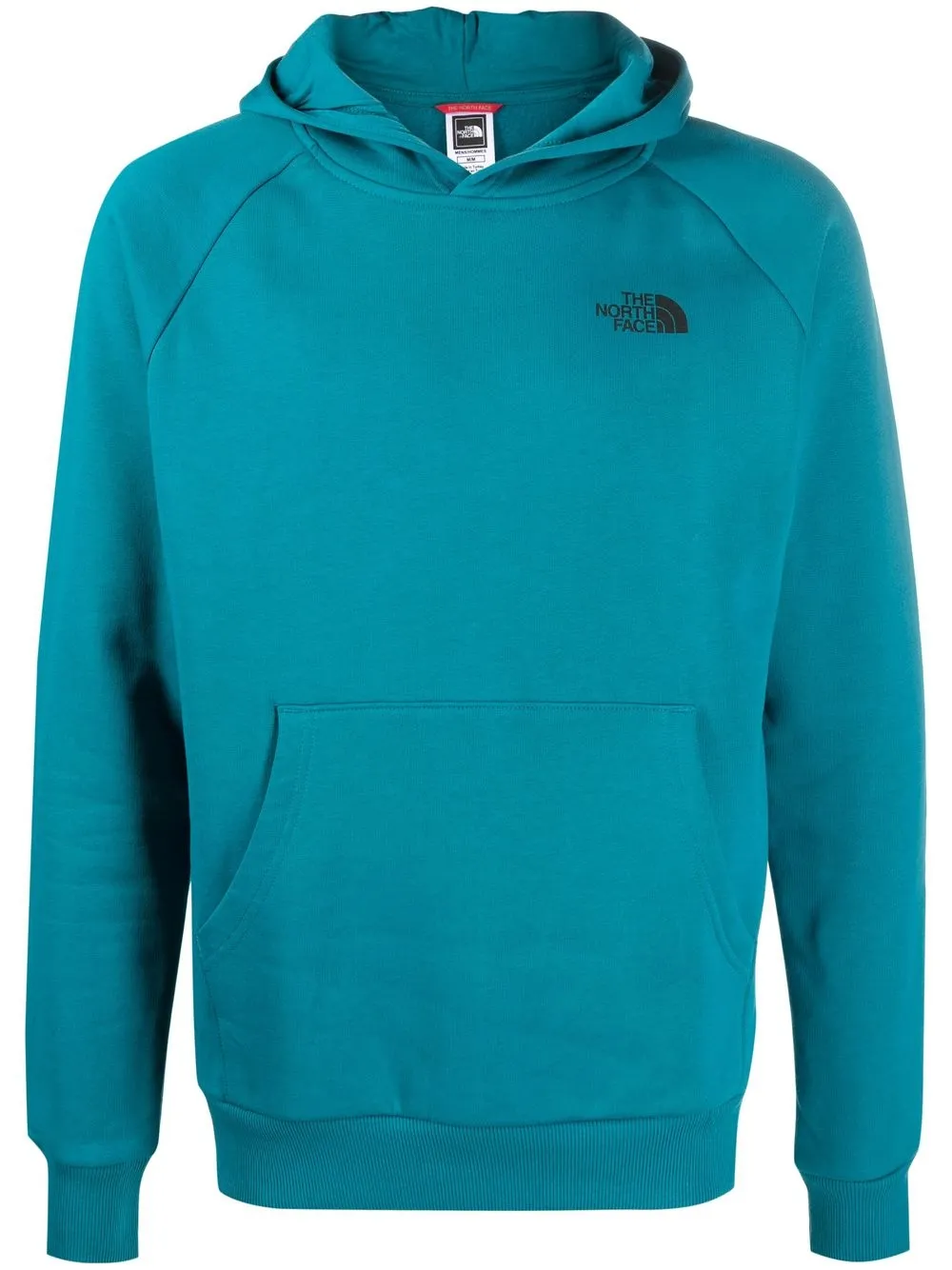 

The North Face logo-print cotton hoodie - Blue