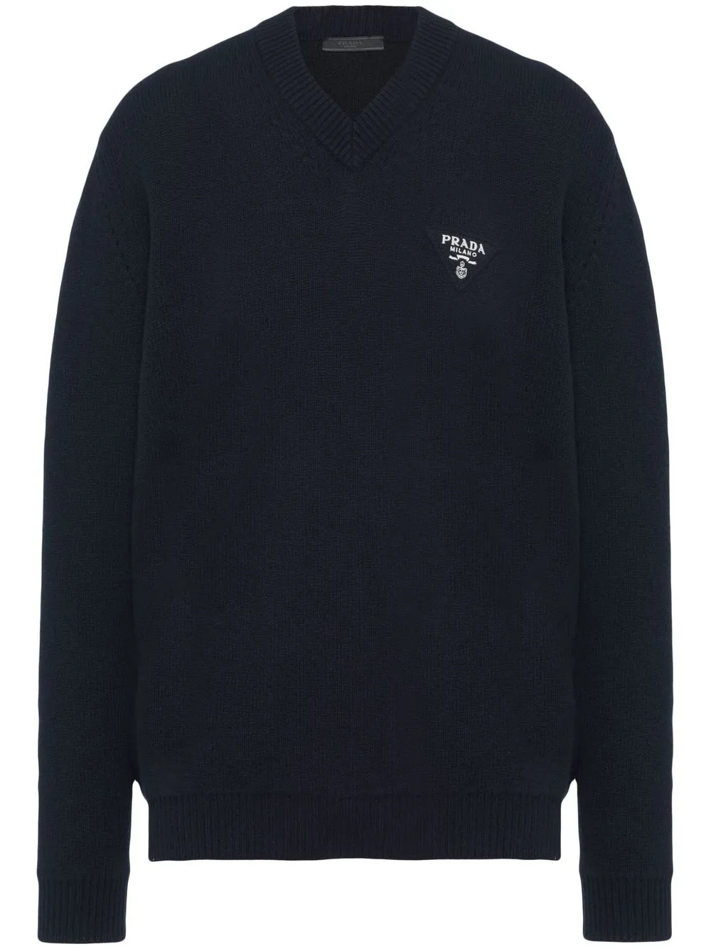 

Prada cashmere V-neck jumper - Blue