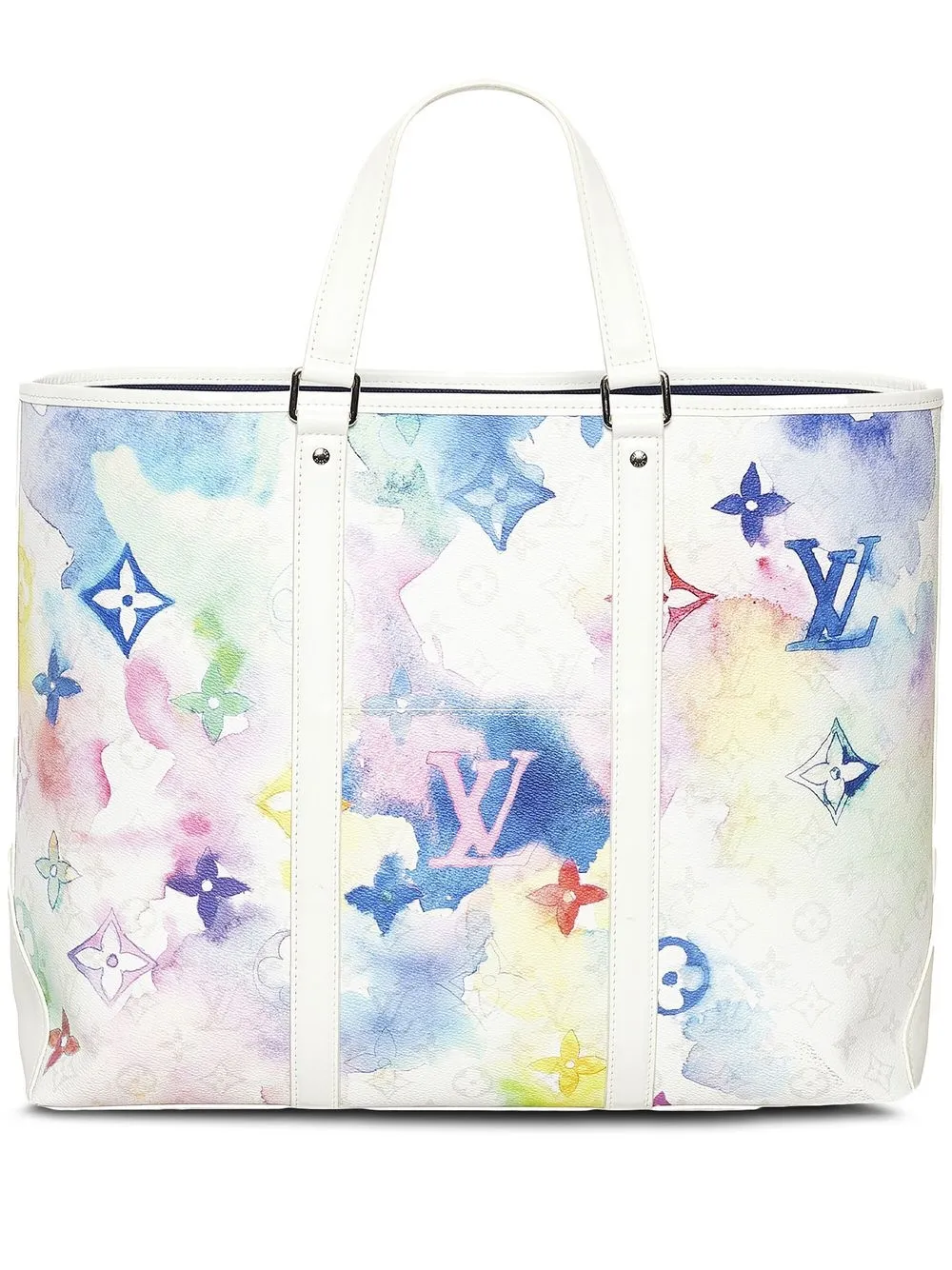 

Louis Vuitton 2021 pre-owned Monogram Watercolour tote bag - White