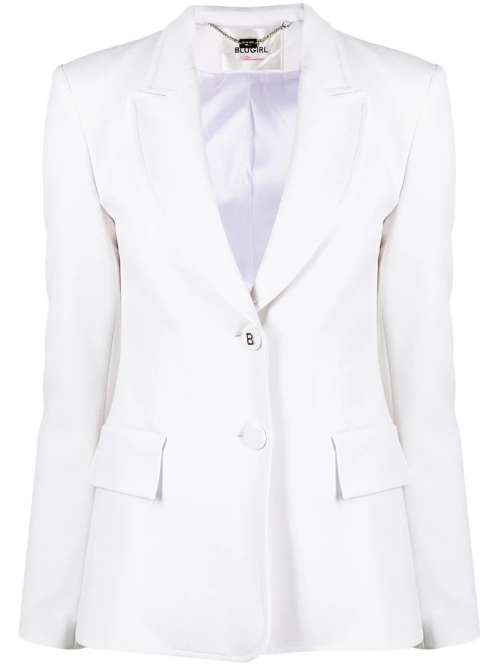 

Blugirl tailored single-breasted blazer - White