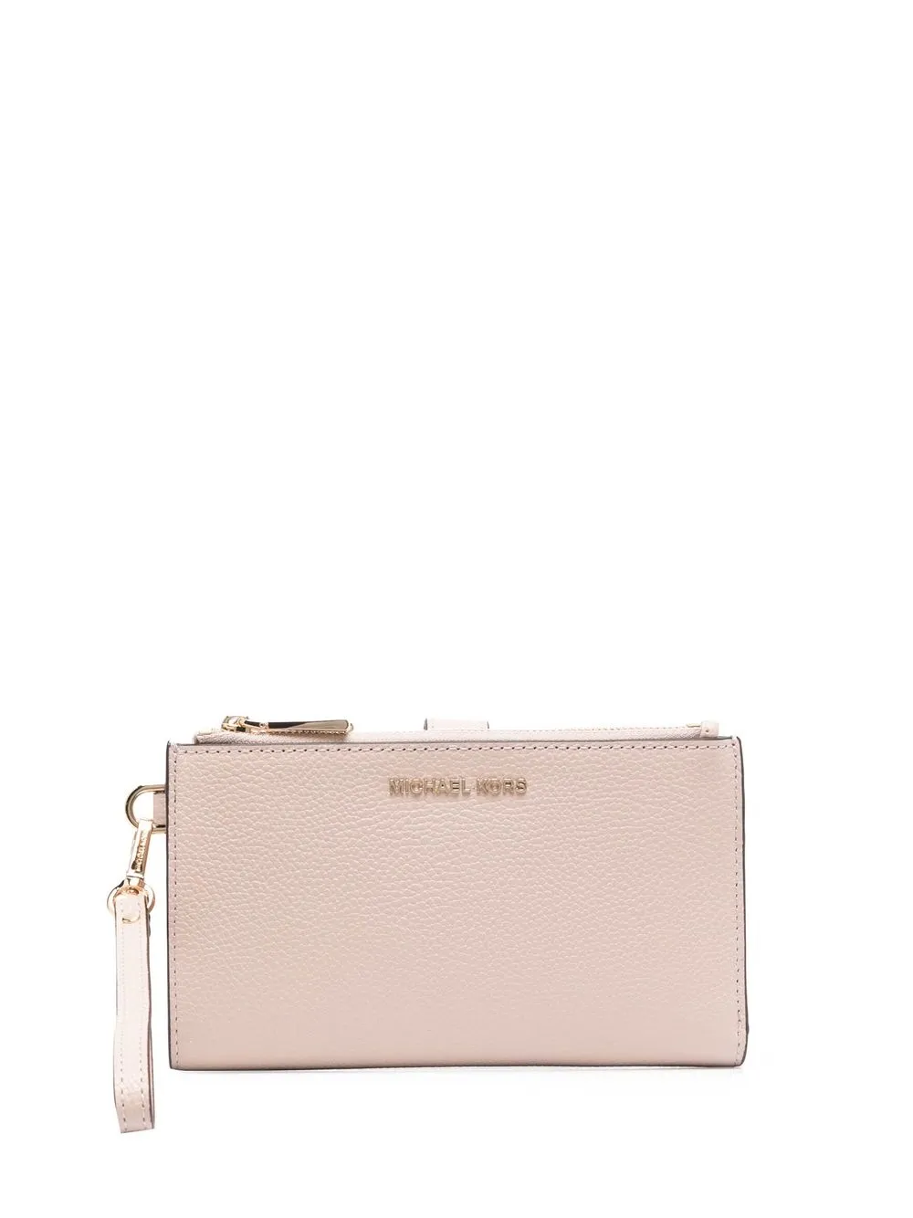 

Michael Michael Kors logo-plaque zip wallet - Pink