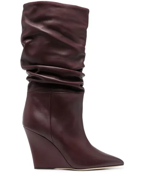 Paris Texas Geraffte Stiefel 100mm