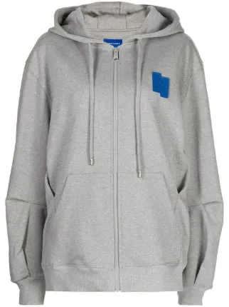 Ader Error patch-detail zip-up Hoodie - Farfetch