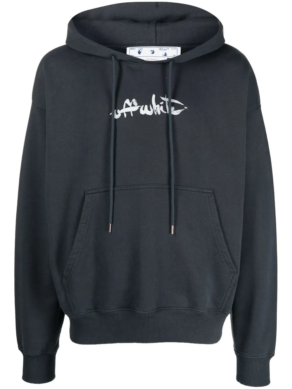 

Off-White Arrows-motif drawstring hoodie - Blue
