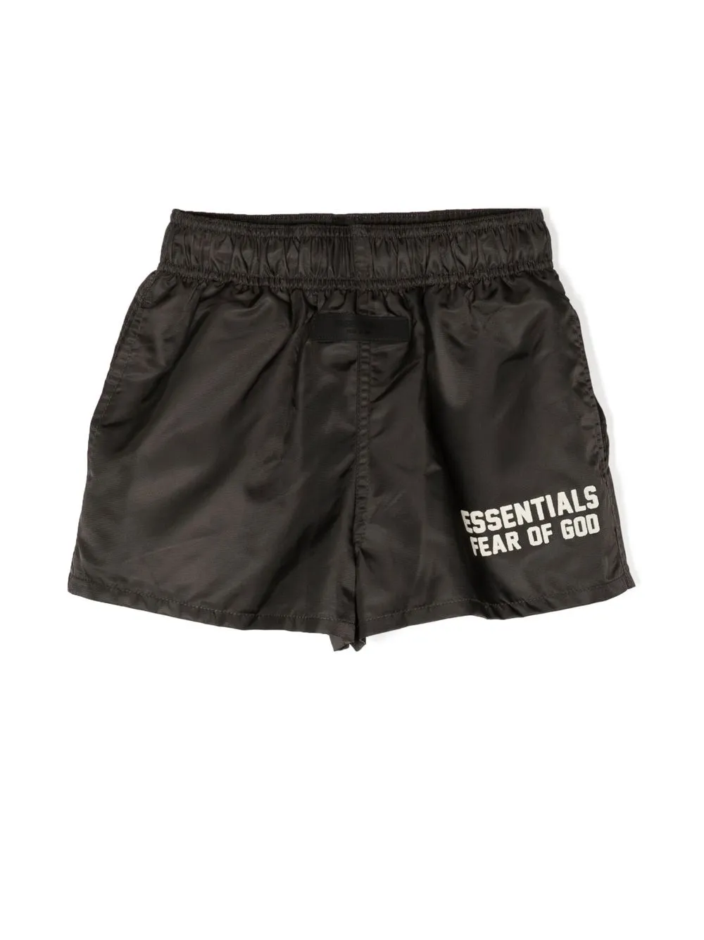 

FEAR OF GOD ESSENTIALS logo-patch track shorts - Black