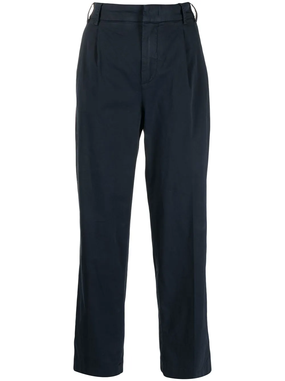 

ASPESI mid-rise cropped trousers - Blue