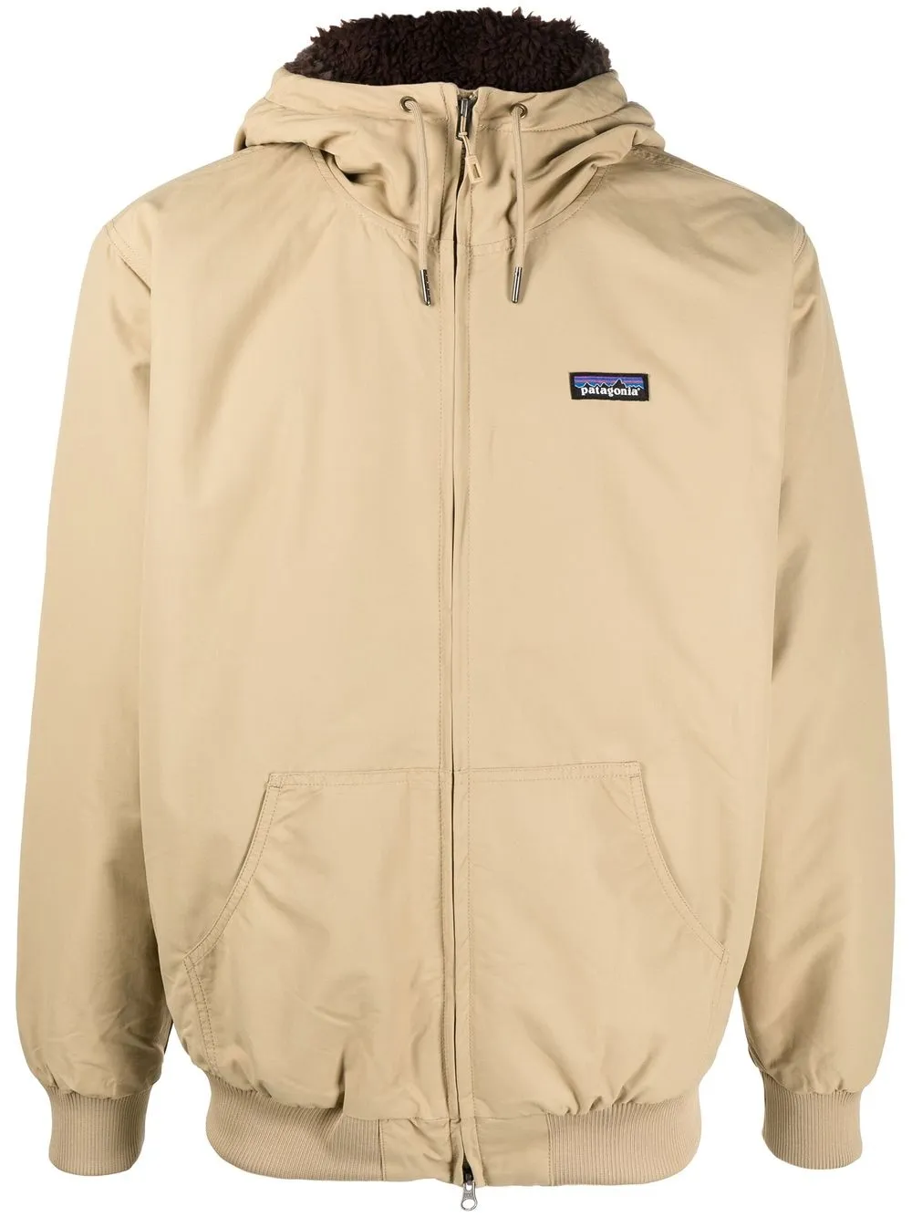 

Patagonia shearling-lined hoodie - Brown