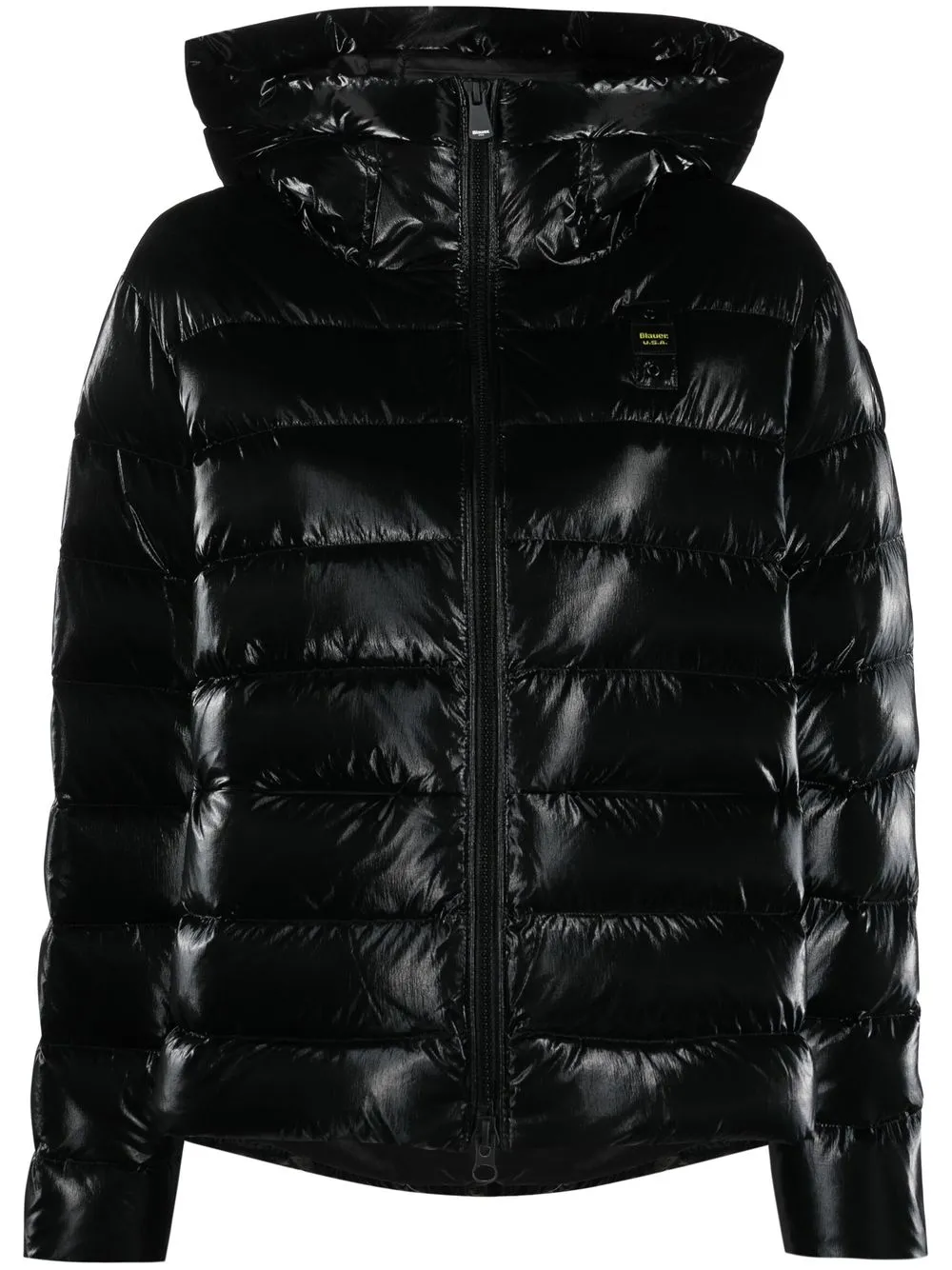 

Blauer logo-patch padded jacket - Black