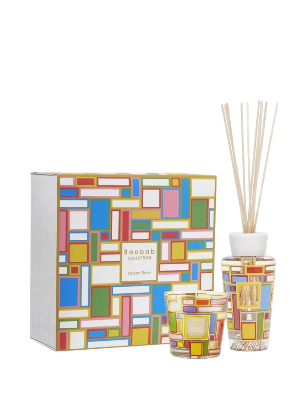 Baobab Collection My first Baobab Ocean Drive candle and diffuser gift box | Yellow | Image 1