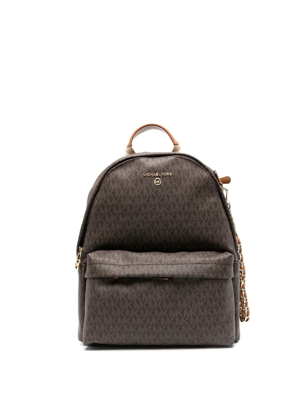 

Michael Michael Kors monogram print leather backpack - Brown