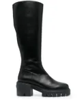 Stuart Weitzman Soho calf-length leather boots - Black