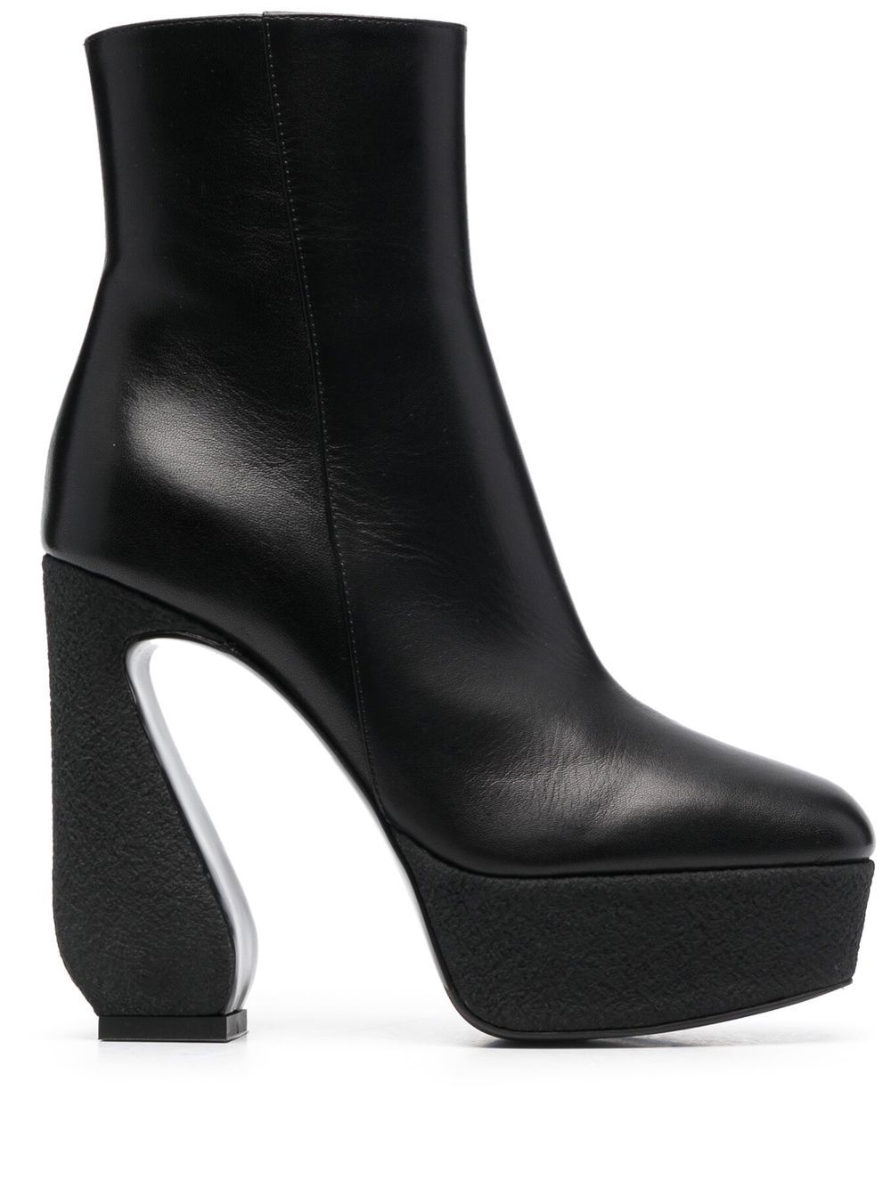 SI ROSSI 125MM PLATFORM ANKLE BOOTS