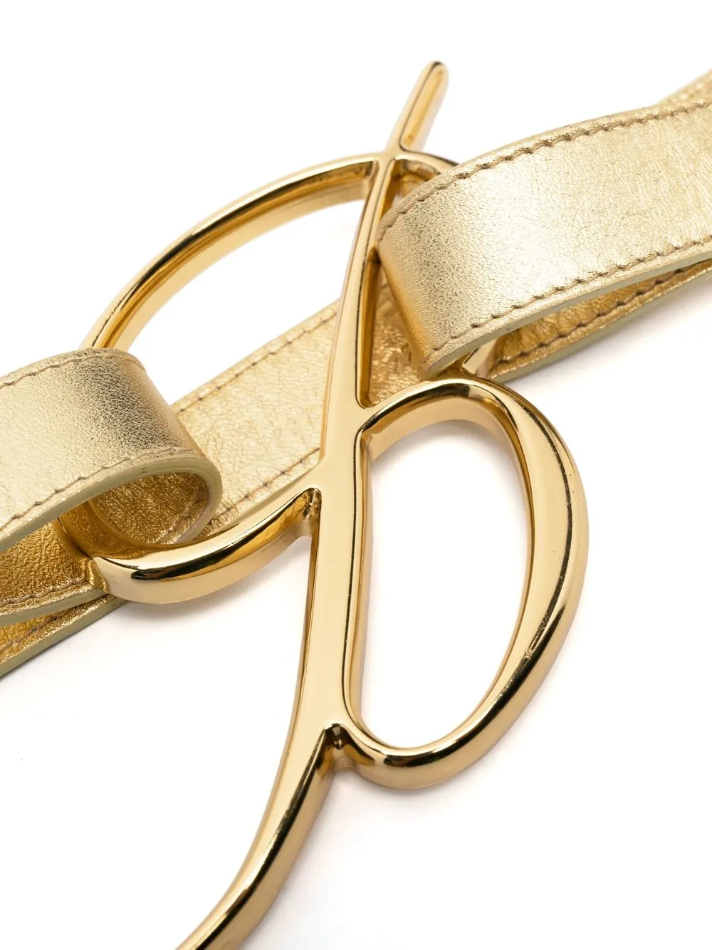 Blumarine Riem met logogesp - Goud