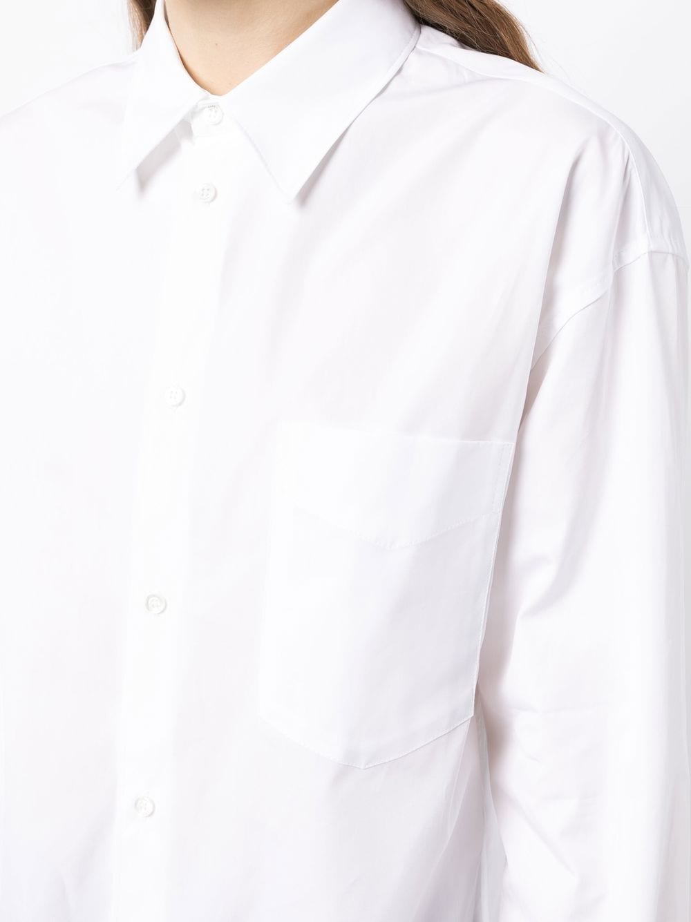 ASPESI Long Cotton Poplin Shirt - Farfetch