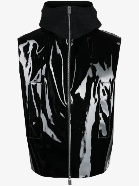 1017 ALYX 9SM high-shine finish sleeveless vest