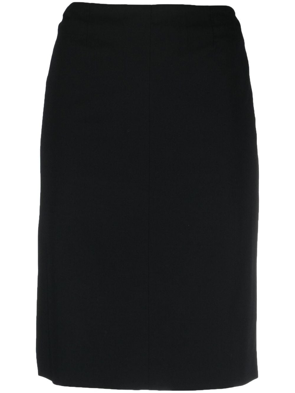 Pre-owned Dior 高腰铅笔半身裙（1990年代典藏款） In Black