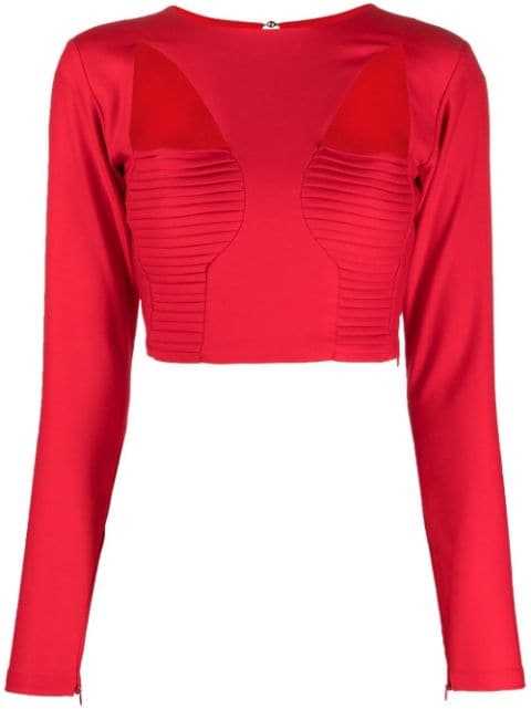 CONCEPTO cut-out cropped top