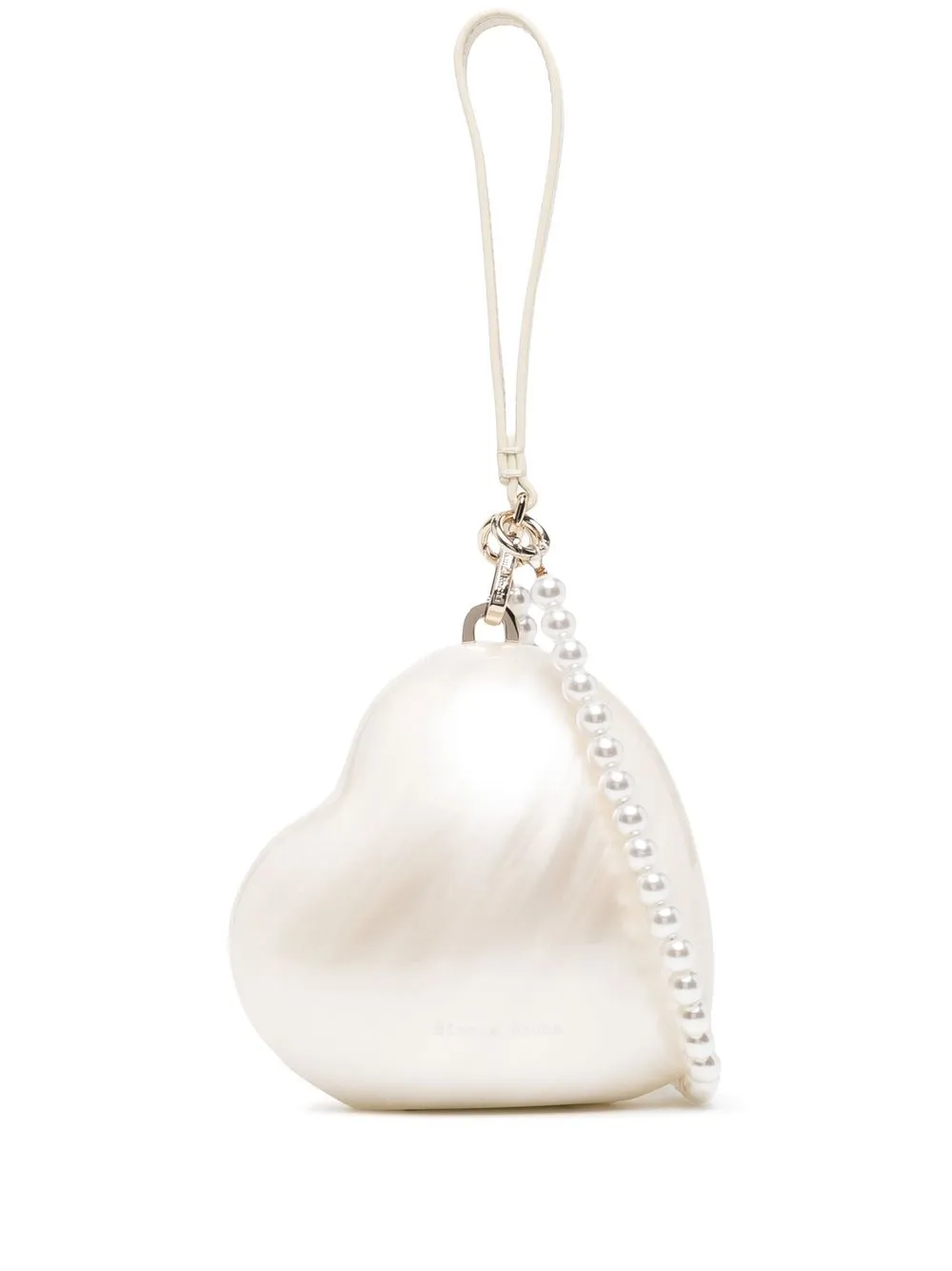 

Simone Rocha micro heart mini bag - White