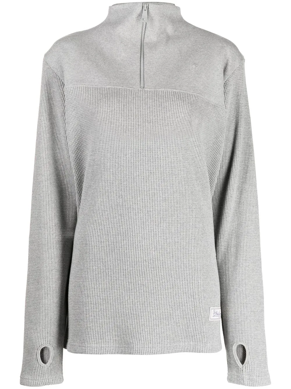 

Ader Error half-zip long-sleeve sweatshirt - Grey