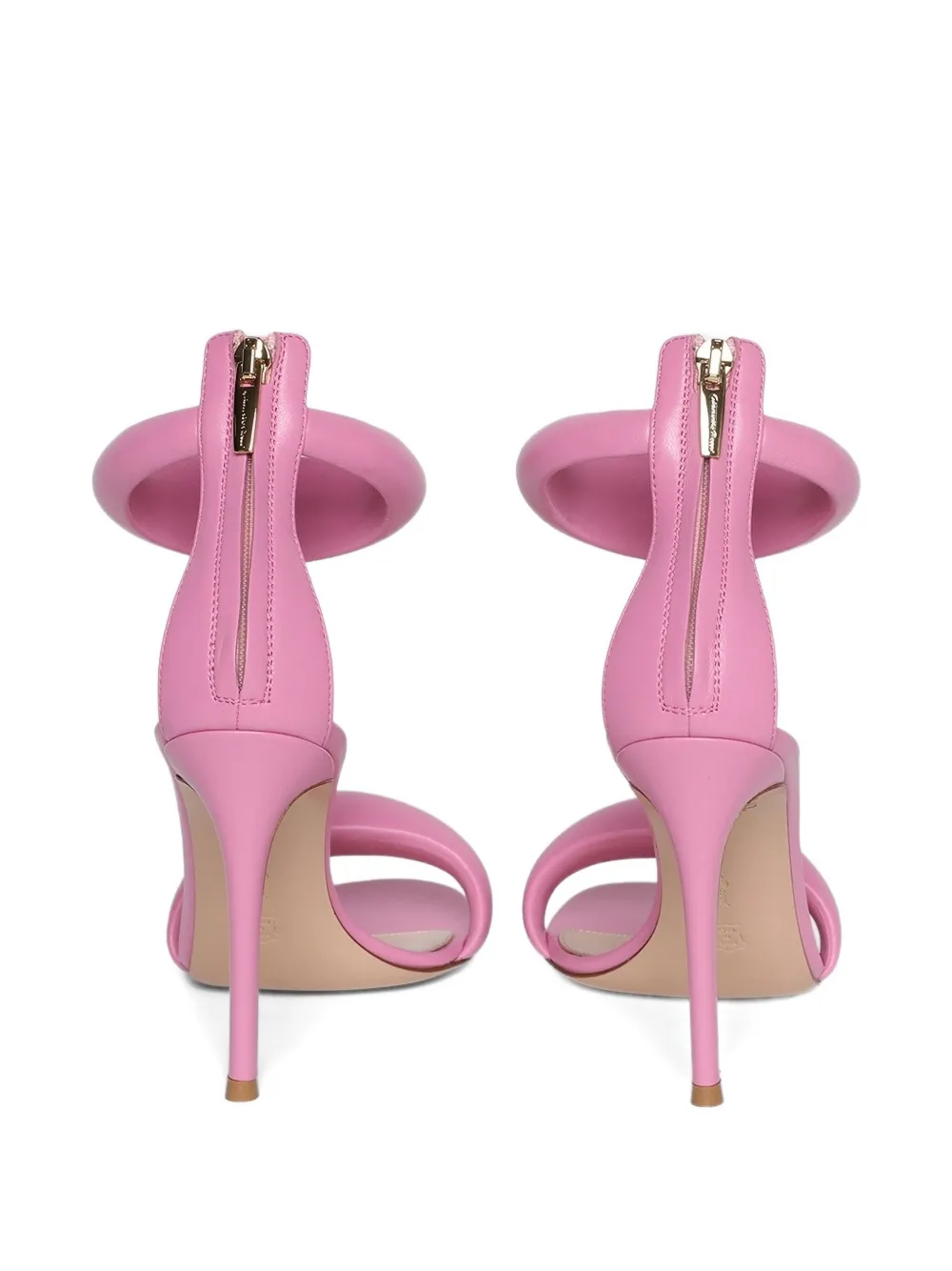 Gianvito Rossi California padded-ankle-strap sandals Pink