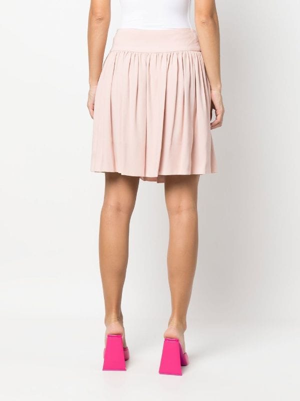 Pre-owned Mini Skirt In Pink