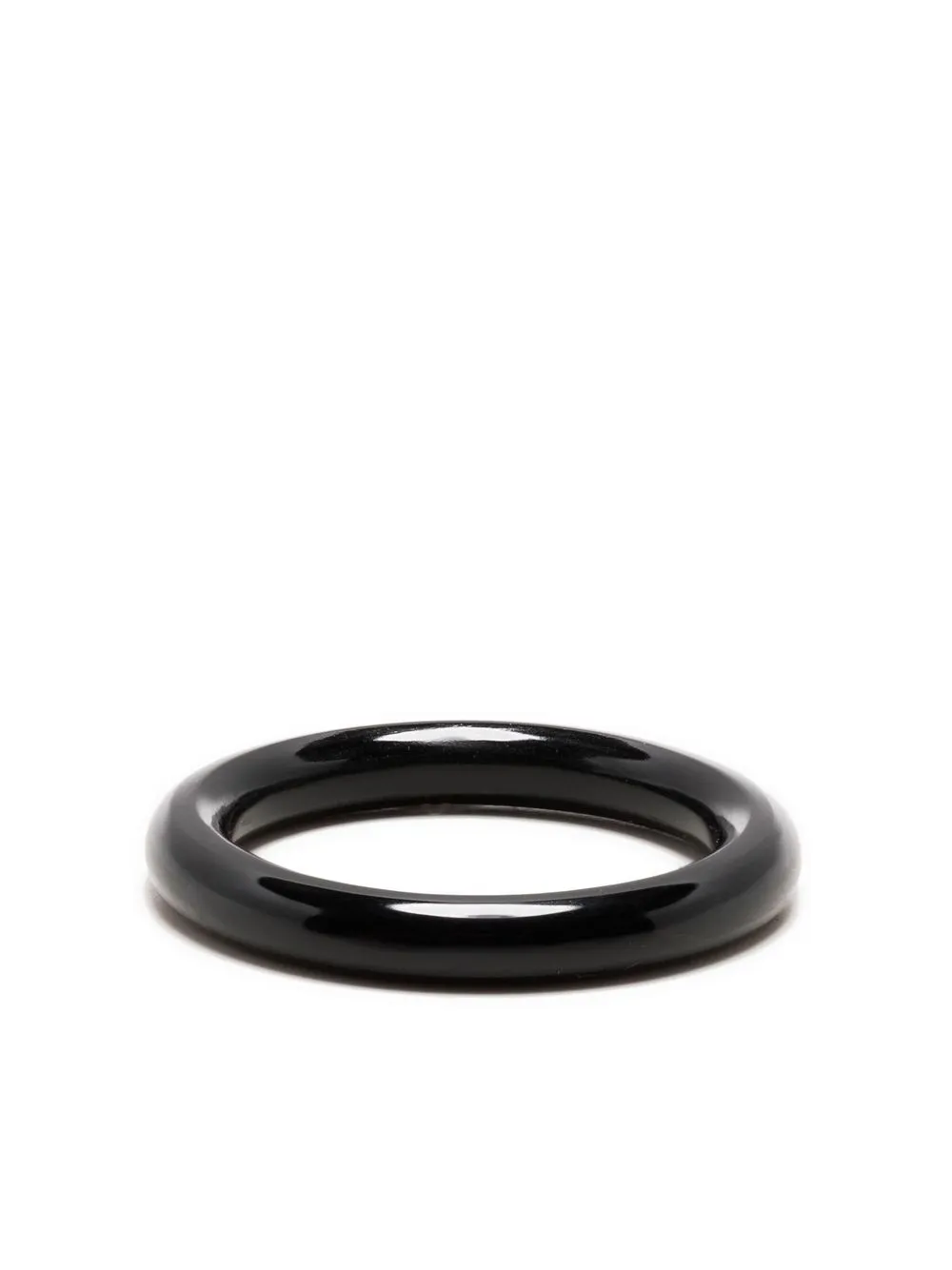 

Tom Wood Cage onyx band ring - Black