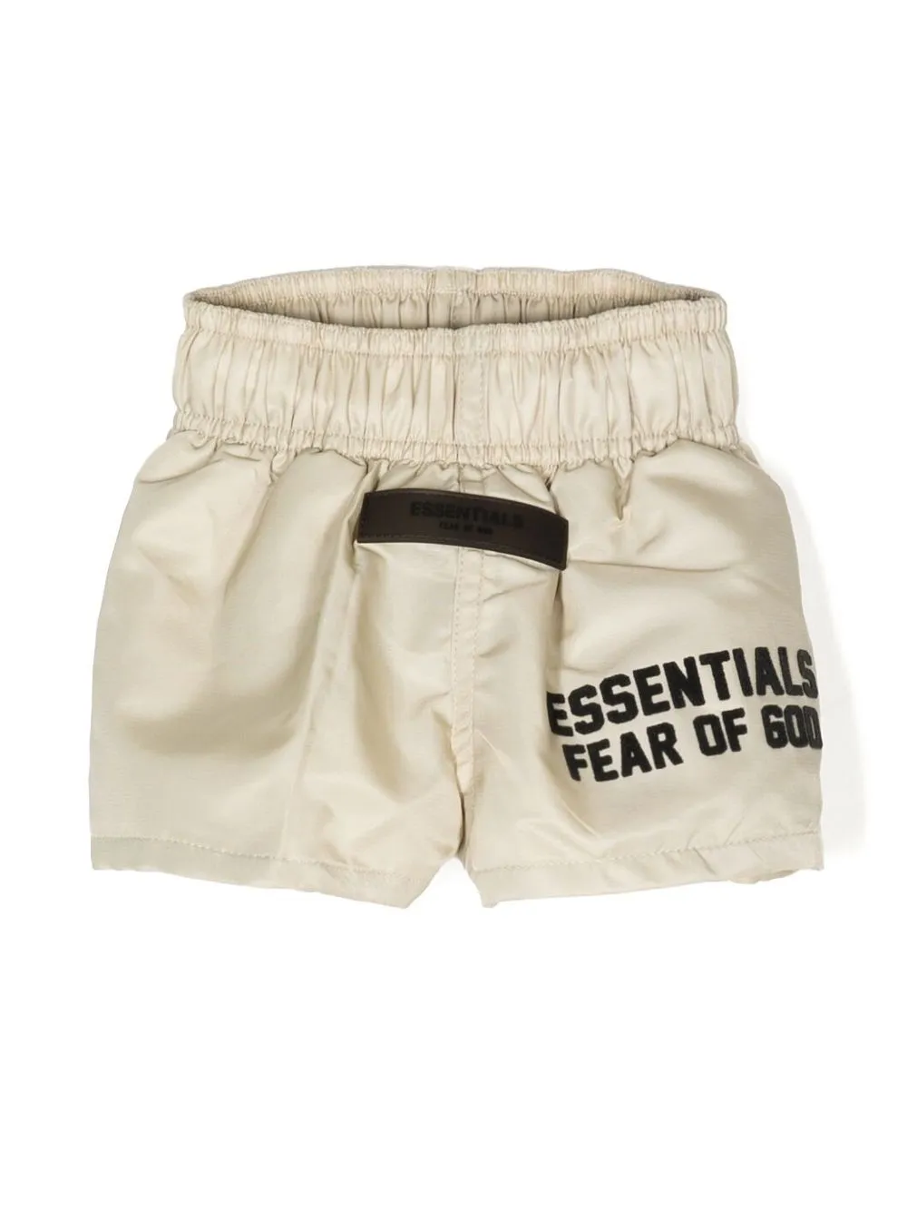 

FEAR OF GOD ESSENTIALS logo-patch track shorts - Brown