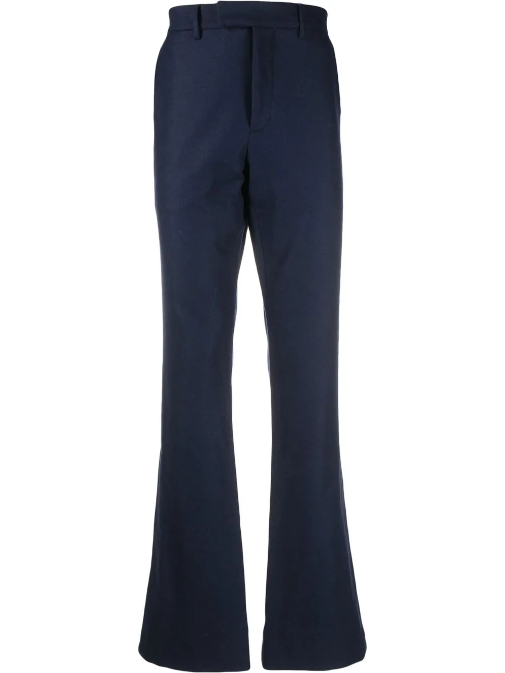 

AMIRI pantalones acampanados con tiro medio - Azul