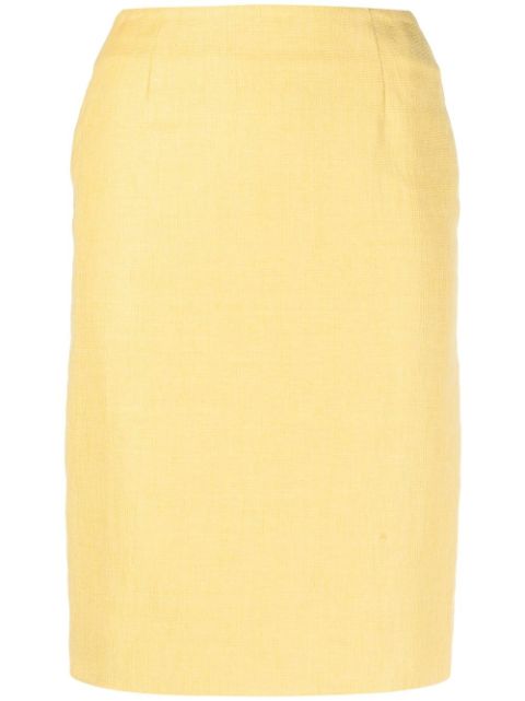 Christian Dior 2010s high-waist pencil skirt Women