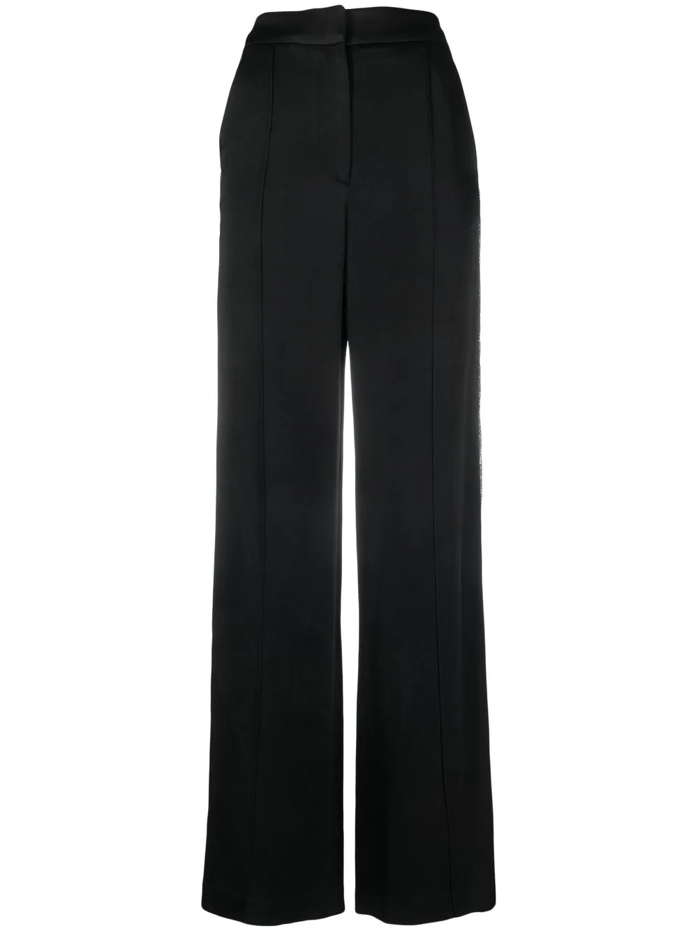 

Veronica Beard pantalones anchos con tiro alto - Negro