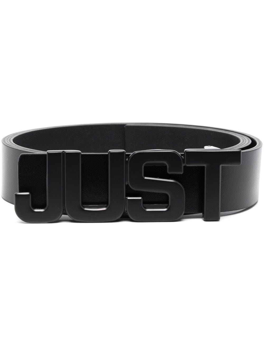 Just Cavalli Logo-buckle Belt In Black