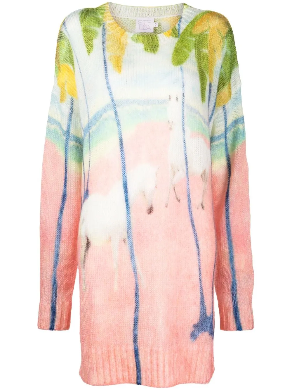 

Stella Jean graphic-print knitted jumper - Multicolour