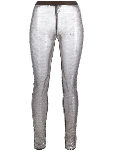 Nensi Dojaka high-waist sequined leggings