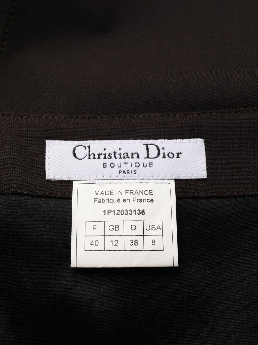 Christian Dior 2010 side-slit midi skirt Women