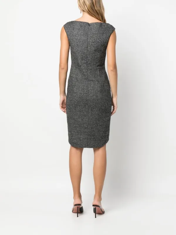 christian dior grey dress CHRISTIAN DIOR LIGHT GRAY LACE PLEATED MAXI DRESS SIZE 38 BY JOHN GALLIANO 2009
