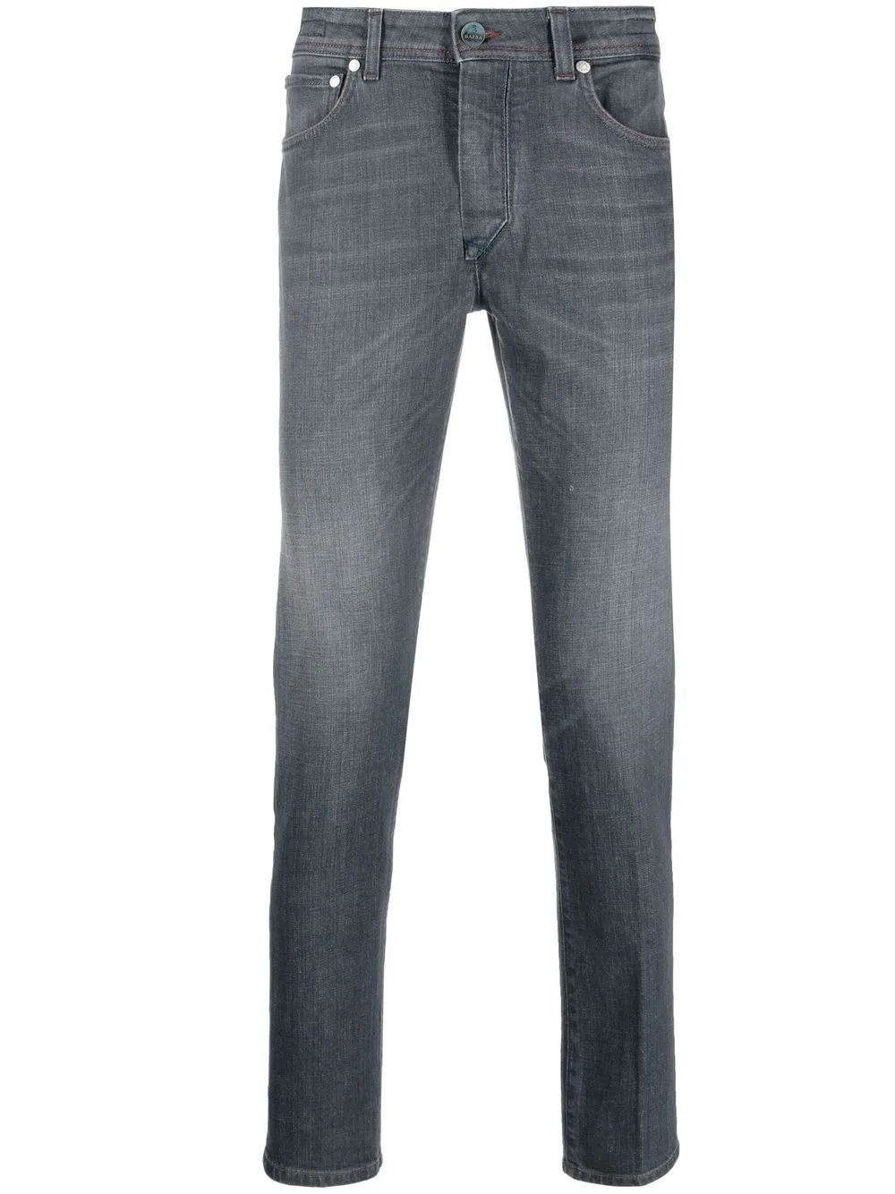 

Barba stonewashed slim-fit jeans - Grey