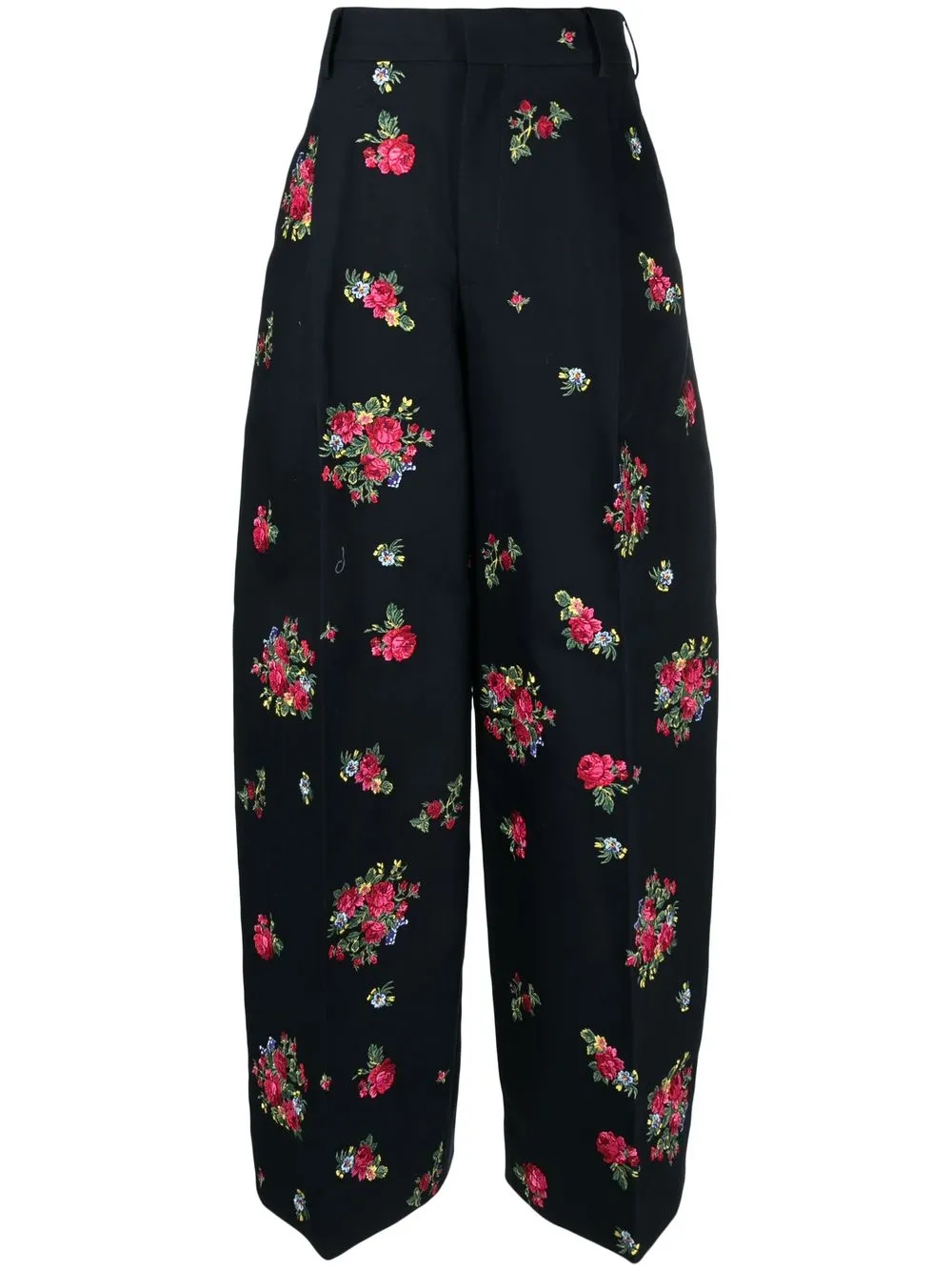 

Tommy Hilfiger floral-print cropped trousers - Blue