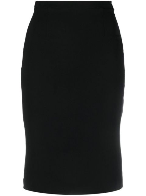 Christian Dior 2010s stretch silk pencil skirt Women